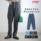 ウエストフリルデニムマムパンツ レディース 秋 | WEGO【WOMEN】 | 詳細画像1