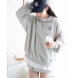 ハーフジップBIGスウェット レディース 秋 | WEGO【WOMEN】 | 詳細画像18