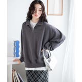 ハーフジップBIGスウェット レディース 秋 | WEGO【WOMEN】 | 詳細画像24