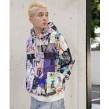 柄7 | 総柄BIGプルパーカーメンズ 韓国ファッション 韓国 | WEGO【MEN】