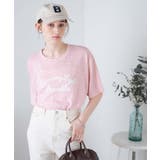 ピンク | ヴィンテージロゴTシャツ レディース 春 | WEGO【WOMEN】