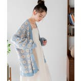 リネンライク総柄ルーズカーディガン メンズ レディース | WEGO【WOMEN】 | 詳細画像21