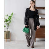 リネンライク総柄ルーズカーディガン メンズ レディース | WEGO【WOMEN】 | 詳細画像4