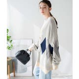 リネンライク総柄ルーズカーディガン メンズ レディース | WEGO【WOMEN】 | 詳細画像8