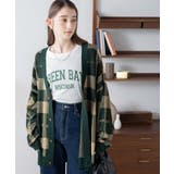 柄2 | リネンライク総柄ルーズカーディガン メンズ レディース | WEGO【WOMEN】