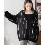柄3 | リネンライク総柄ルーズカーディガン メンズ レディース | WEGO【WOMEN】