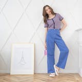 カラーウエストフィットワイドストレートパンツ レディース 春 | WEGO【WOMEN】 | 詳細画像2 