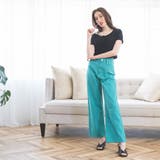 カラーウエストフィットワイドストレートパンツ レディース 春 | WEGO【WOMEN】 | 詳細画像21 