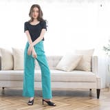 カラーウエストフィットワイドストレートパンツ レディース 春 | WEGO【WOMEN】 | 詳細画像3 