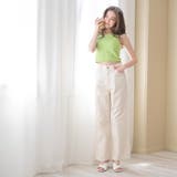 カラーウエストフィットワイドストレートパンツ レディース 春 | WEGO【WOMEN】 | 詳細画像33 