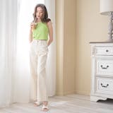 カラーウエストフィットワイドストレートパンツ レディース 春 | WEGO【WOMEN】 | 詳細画像5 