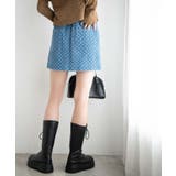 パンチングデニム台形ミニスカート レディース 春 | WEGO【WOMEN】 | 詳細画像11 