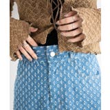 パンチングデニム台形ミニスカート レディース 春 | WEGO【WOMEN】 | 詳細画像3 