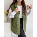 スタンドネックミリタリーベスト レディース 春 | WEGO【WOMEN】 | 詳細画像3 