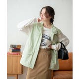 グリーン | スタンドネックミリタリーベスト レディース 春 | WEGO【WOMEN】