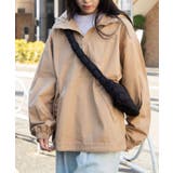 ベージュ | BIGアノラックパーカー 韓国 韓国ファッション | WEGO【WOMEN】