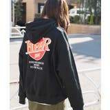 ブラック | ヘビーウエイト サークルロゴプルパーカー 韓国 | WEGO【WOMEN】