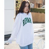 ホワイト | ヘビーウエイト サガラワッペンプルオーバー 韓国 | WEGO【WOMEN】