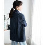 ピンストライプテーラードジャケット レディース 春 | WEGO【WOMEN】 | 詳細画像12 