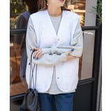 オフホワイト | キルティングベスト 韓国 韓国ファッション | WEGO【WOMEN】