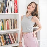杢グレー | カップインリブタンクトップ レディース 春 | WEGO【WOMEN】