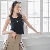 ブラック | カップインリブタンクトップ レディース 春 | WEGO【WOMEN】