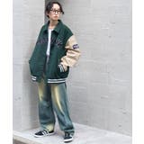メルトンワッペンスタジャン レディース 秋 | WEGO【WOMEN】 | 詳細画像4