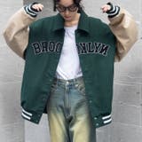 ダークグリーン | メルトンワッペンスタジャン レディース 秋 | WEGO【WOMEN】