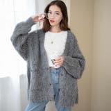 ブラッシュニットBIGカーデ レディース 秋 | WEGO【WOMEN】 | 詳細画像30