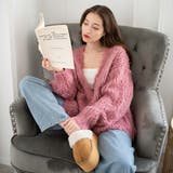 ブラッシュニットBIGカーデ レディース 秋 | WEGO【WOMEN】 | 詳細画像57