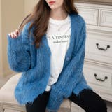 ブラッシュニットBIGカーデ レディース 秋[品番：WG010088354