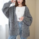 ダークグレー | ブラッシュニットBIGカーデ レディース 秋 | WEGO【WOMEN】