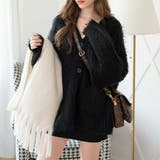 ブラック | ブラッシュニットBIGカーデ レディース 秋 | WEGO【WOMEN】
