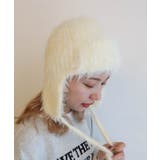 オフホワイト | シャギーイヤーフラップニットキャップ レディース 秋 | WEGO【WOMEN】