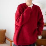 レッド | モヘアライクBIGプルオーバー レディース 秋 | WEGO【WOMEN】