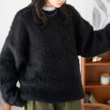 ブラック | モヘアライクBIGプルオーバー レディース 秋 | WEGO【WOMEN】