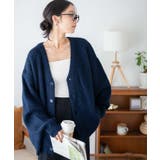 ネイビー | モヘアライクBIGカーディガン レディース 秋 | WEGO【WOMEN】