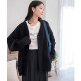 ブラック | モヘアライクBIGカーディガン レディース 秋 | WEGO【WOMEN】