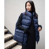 ネイビー | カラーナイロンパテッドベスト | WEGO【MEN】