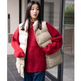 ベージュ | カラーナイロンパテッドベスト | WEGO【MEN】
