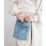 サックス | ファーチェーンミニショルダー レディース 韓国 韓国ファッション | WEGO【WOMEN】