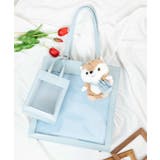 サックス | ぬいバッグ付き痛バッグ 韓国 韓国ファッション | WEGO【WOMEN】