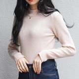 Ｌベージュ | リブハイネックセーター韓国 韓国ファッション 秋服 | WEGO【WOMEN】