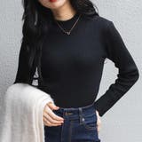 ブラック | リブハイネックセーター韓国 韓国ファッション 秋服 | WEGO【WOMEN】