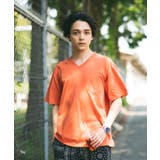 Dオレンジ | USAコットンVネックポケットTシャツ WS19SM03-M002 | WEGO【MEN】