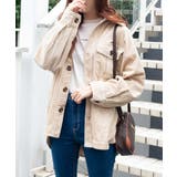 ホワイトアイボリー | 【WEB限定】ビッグシルエットコーデュロイCPO WS19WN10-L2820 | WEGO【WOMEN】