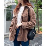 ベージュ | 【WEB限定】ビッグシルエットコーデュロイCPO WS19WN10-L2820 | WEGO【WOMEN】
