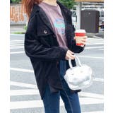 ブラック | 【WEB限定】ビッグシルエットコーデュロイCPO WS19WN10-L2820 | WEGO【WOMEN】