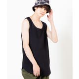 ブラック | ワッフルラウンドタンクトップ WS20SM04-M2841 | WEGO【MEN】