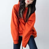 ドロップショルダーカラープルパーカ レディース メンズ | WEGO【WOMEN】 | 詳細画像34 